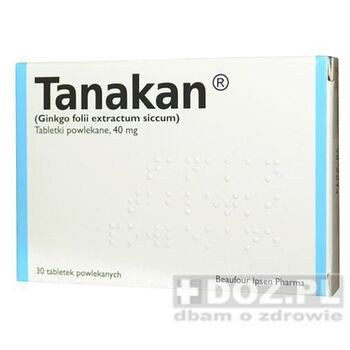 Tanakan, 40 mg, tabletki powlekane, (import równoległy) Forf, 30szt