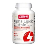 Jarrow Formulas Alpha Lipoic Sustain 300 mg with Biotin, tabletki, 120 szt. https://azcdn.doz.pl/image/d/product/3dd3c941-scale-180x180.png