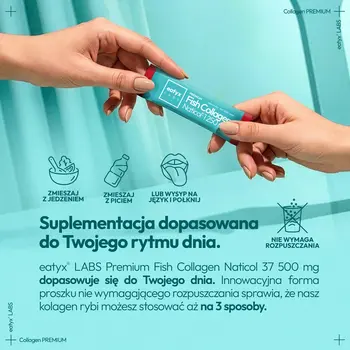 Eatyx LABS Premium Fish Collagen 37 500 mg, proszek, 30 saszetek