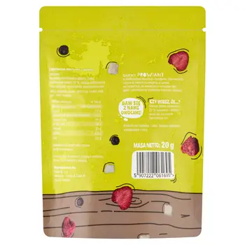 Helpa, Suchy Prowiant MIX z Jabłkiem, mieszanka liofilizowanych owoców, 20 g