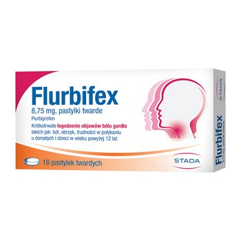 Flurbifex, 8,75 mg, pastylki twarde, 16 szt.