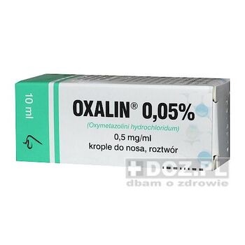Oxalin 0.05%, krople do nosa, 10 ml