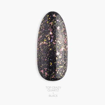 Claresa Top No Wipe Crazy Quartz, top hybrydowy, 5 g