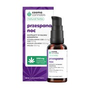Cosma Cannabis Natural Herbs Przespana Noc, krople, 30 ml