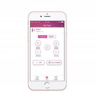 Lovense Nora, wibrator króliczek sterowany aplikacją, 1 szt.