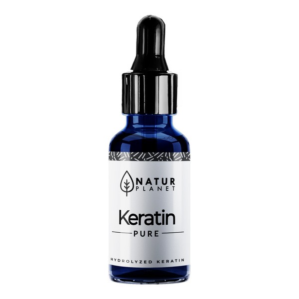 Natur Planet Natur Planet Keratin Pure, hydrolizowana keratyna do włosów, 30 ml