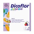 Dicoflor Junior, saszetki z proszkiem, smak owoce leśne, 20 szt.