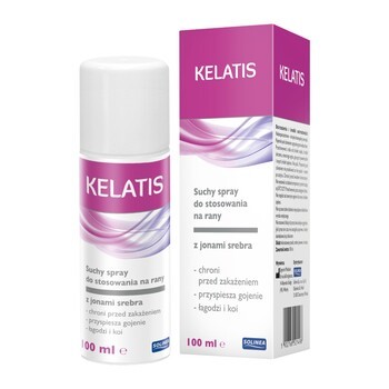 Kelatis, proszek w sprayu na rany, 100 ml