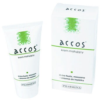 Accos, krem matujący, do skóry trądzikowej, 50 ml