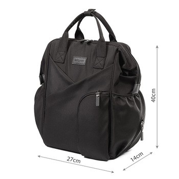 BabyOno, plecak dla mamy Modern Style, czarny, 1 szt.