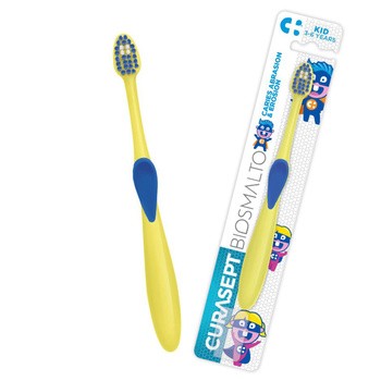 Curasept Biosmalto Kid, szczoteczka do zębów od 3 do 6 lat, 1 szt.