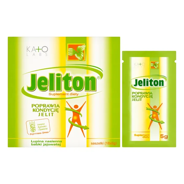 Łupina nasienna babki jajowatej 5g 18 saszetek [Jeliton]