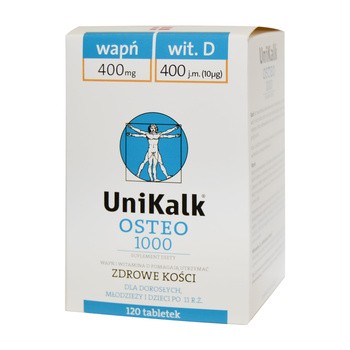 UniKalk Osteo 1000, tabletki, 120 szt.