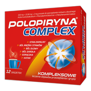 Polopiryna Complex, proszek w saszetkach do sporządzania roztworu doustnego, 12 szt.