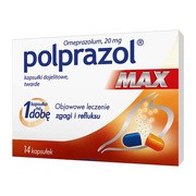 Polprazol Max, 20 mg, kapsułki dojelitowe, twarde, 14 szt. https://azcdn.doz.pl/image/d/product/662adac3-scale-180x180.png