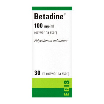 Betadine, 10%, roztwór na skórę, 30 ml