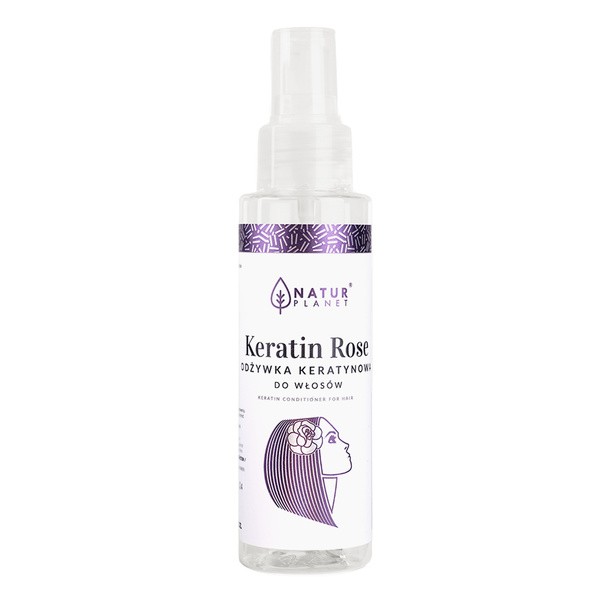 Natur Planet Natur Planet Keratin Rose, Spülung Keratin für das Haar, 100 ml — Inhaltsstoffe und Bewertung