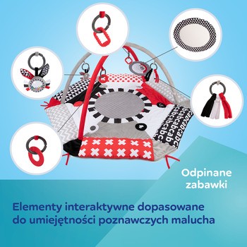 Canpol Babies Sensory Toys, sensoryczna mata do zabawy, 1 szt.