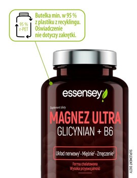 Essensey Magnez Ultra Glicynian + B6, kapsułki, 90 szt.
