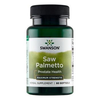 Swanson Saw Palmetto ekstrakt, kapsułki, 60 szt.
