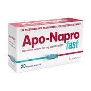 Apo-Napro Fast, 220 mg, kapsułki miękkie, 20 szt        
