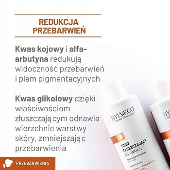 Sylveco Dermo Przebarwienia, tonik złuszczający do twarzy, 200 ml
