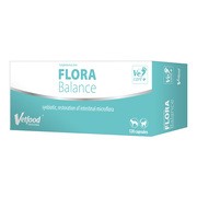 Vetfood Flora Balance, synbiotyk wspierający mikroflorę jelitową psów i kotów, kapsułki, 120 szt. https://azcdn.doz.pl/image/d/product/da698180-scale-180x180.png