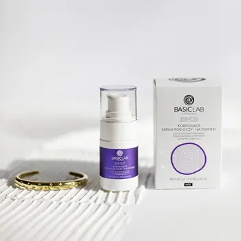 BasicLab Esteticus, korygujące serum pod oczy Redukcja i Stymulacja, 15 ml