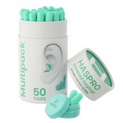 Haspro Tube 50, stopery do uszu, miętowe, 50 par