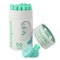 Haspro Tube 50, stopery do uszu, miętowe, 50 par