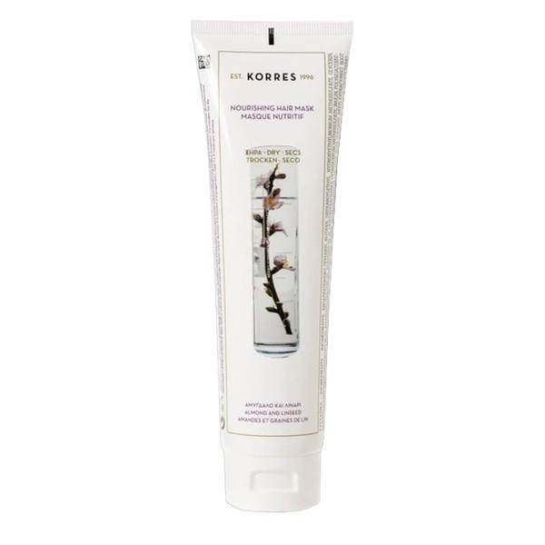Korres Korres, Almond Oil + Linseed Hair Mask, maska do włosów suchych i zniszczonych, 125 ml