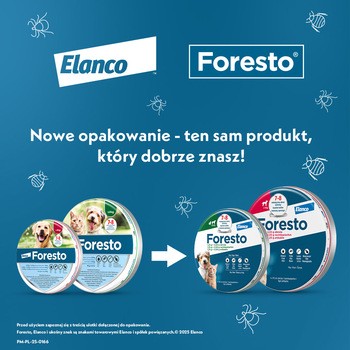 Foresto, obroża dla kotów i małych psów do 8 kg, 1 szt.