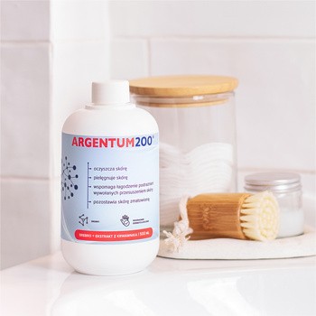 Argentum 200, tonik ze srebrem i ekstraktem z krwawnika pospolitego, 500 ml