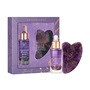 Zestaw Crystallove, serum do twarzy z ametystem, 30 ml + płytka do masażu gua sha, 1 szt.