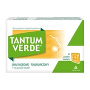 Tantum Verde smak miodowo-pomarańczowy, 3 mg, pastylki twarde, 30 szt.