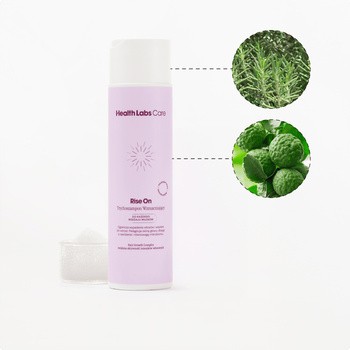 Health Labs Rise On, trychoszampon wzmacniający na wzrost włosów, 250 ml