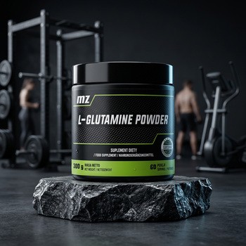 MZ L-Glutamine Powder, proszek, smak neutralny, 300 g