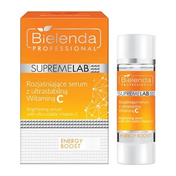 Bielenda Professional SupremeLAB Energy Boost, serum rozjaśniające skórę z ultrastabilną witaminą C, 15 ml
