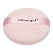 Donegal, puszek do pudru z tasiemką, różowy, 1 szt.