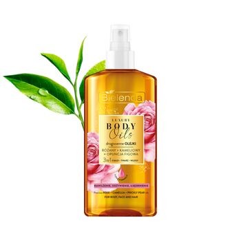 Bielenda Luxury Body Oils, drogocenne olejki różany + kameliowy + opuncja figowa, 150 ml