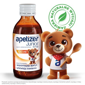 Apetizer Junior, syrop dla dzieci, 100 ml
