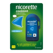 alt Nicorette Coolmint, 4 mg, tabletki do ssania, 20 szt.