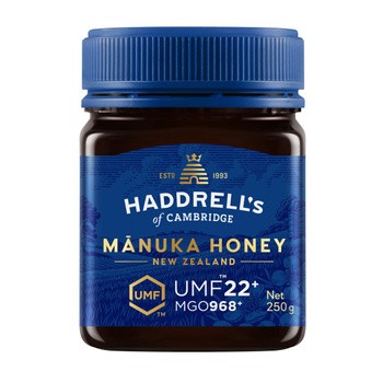 Haddrell's, Manuka Honey, miód manuka UMF22+, MGO968+, 250 g