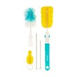 Akuku, zestaw szczotek do czyszczenia butelek, smoczków i słomek, 1 szt.