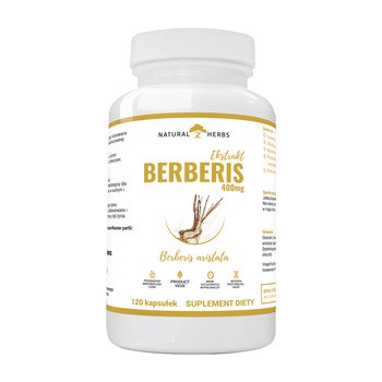 Berberis Extract 400 mg, kapsułki, 120 szt.