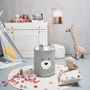 Sipo, kosz na zabawki XXL, Miś, 1 szt.