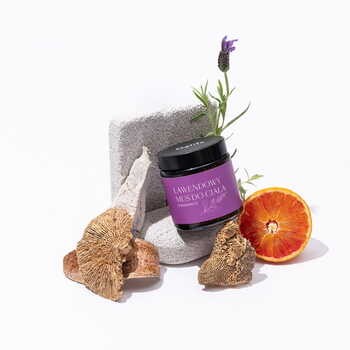 Mglife Natural Cosmetics, Lawendowy mus do ciała z pomarańczą, 120 ml