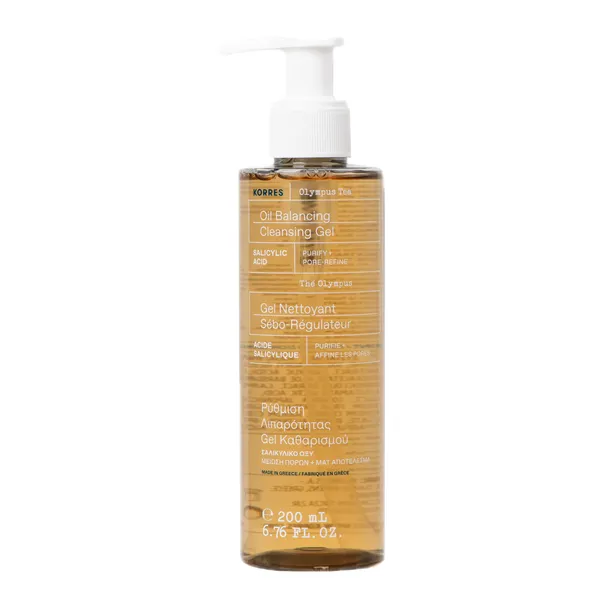 Korres Olympus Tea żel oczyszczający do mycia twarzy 200 ml - Korres