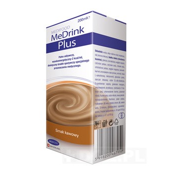 MeDrink Plus, płyn, smak kawowy, 200 ml