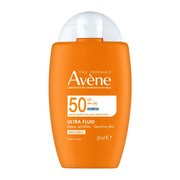 Avene Eau Thermale Ultra Fluid SPF50+, wysoka ochrona przeciwsłoneczna niewidoczna na skórze, 50 ml        